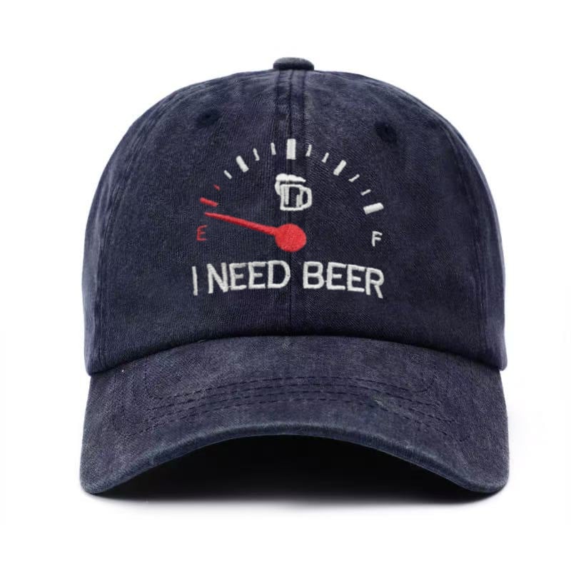 🔥LAST DAY 49% OFF - 🍺 'I NEED BEER' embroidered baseball cap – Unisex memorial cap🧢