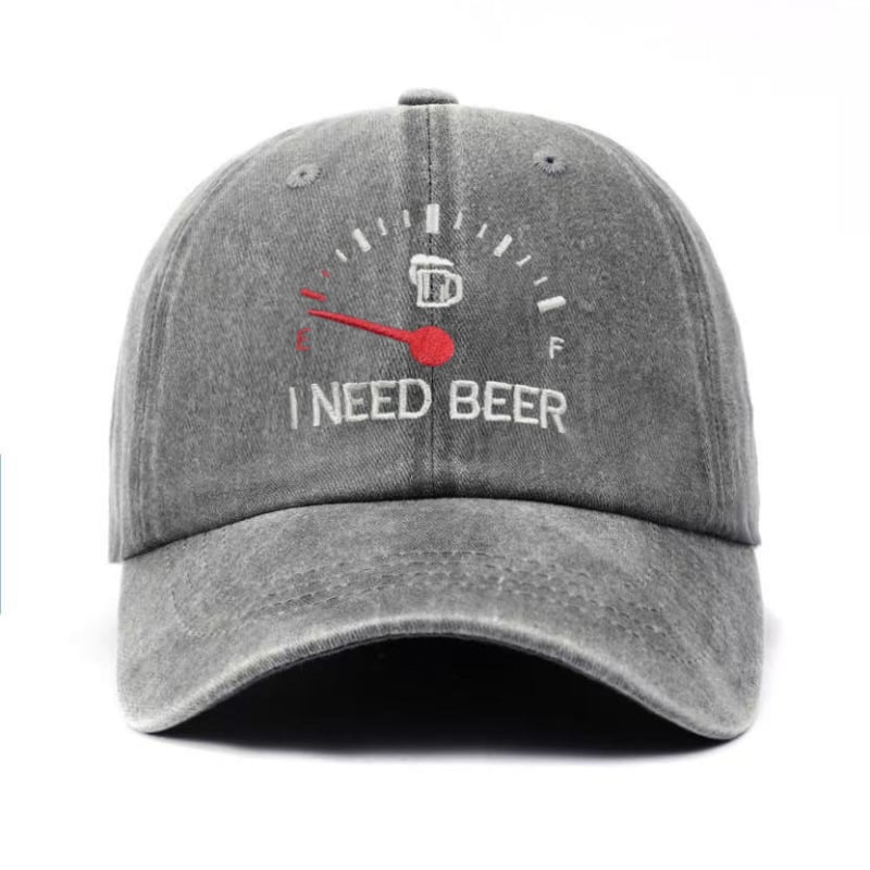 🔥LAST DAY 49% OFF - 🍺 'I NEED BEER' embroidered baseball cap – Unisex memorial cap🧢