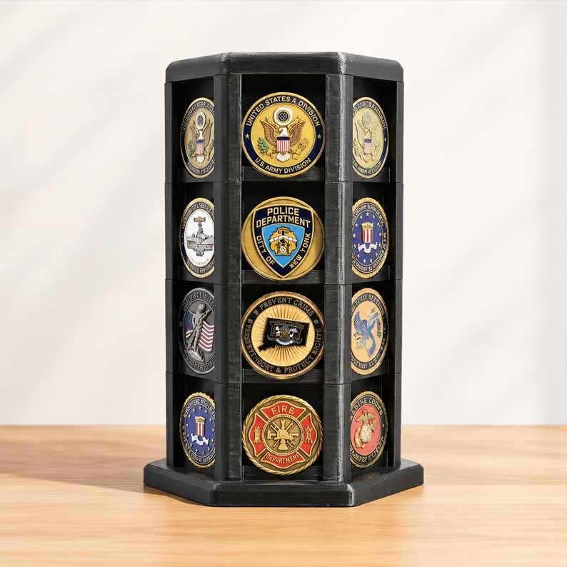 🎁Last Day 49% OFF - Hexagonal Challenge Coin Display Stand