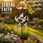 The Divine Jesus & Holy Dove Garden Wind Spinner