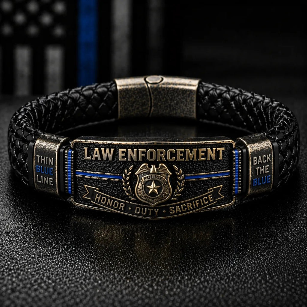 🔥Last Day Promo: 49% Police Tribute Price Drop -Law Enforcement Brotherhood Bracelet - Law Enforcement