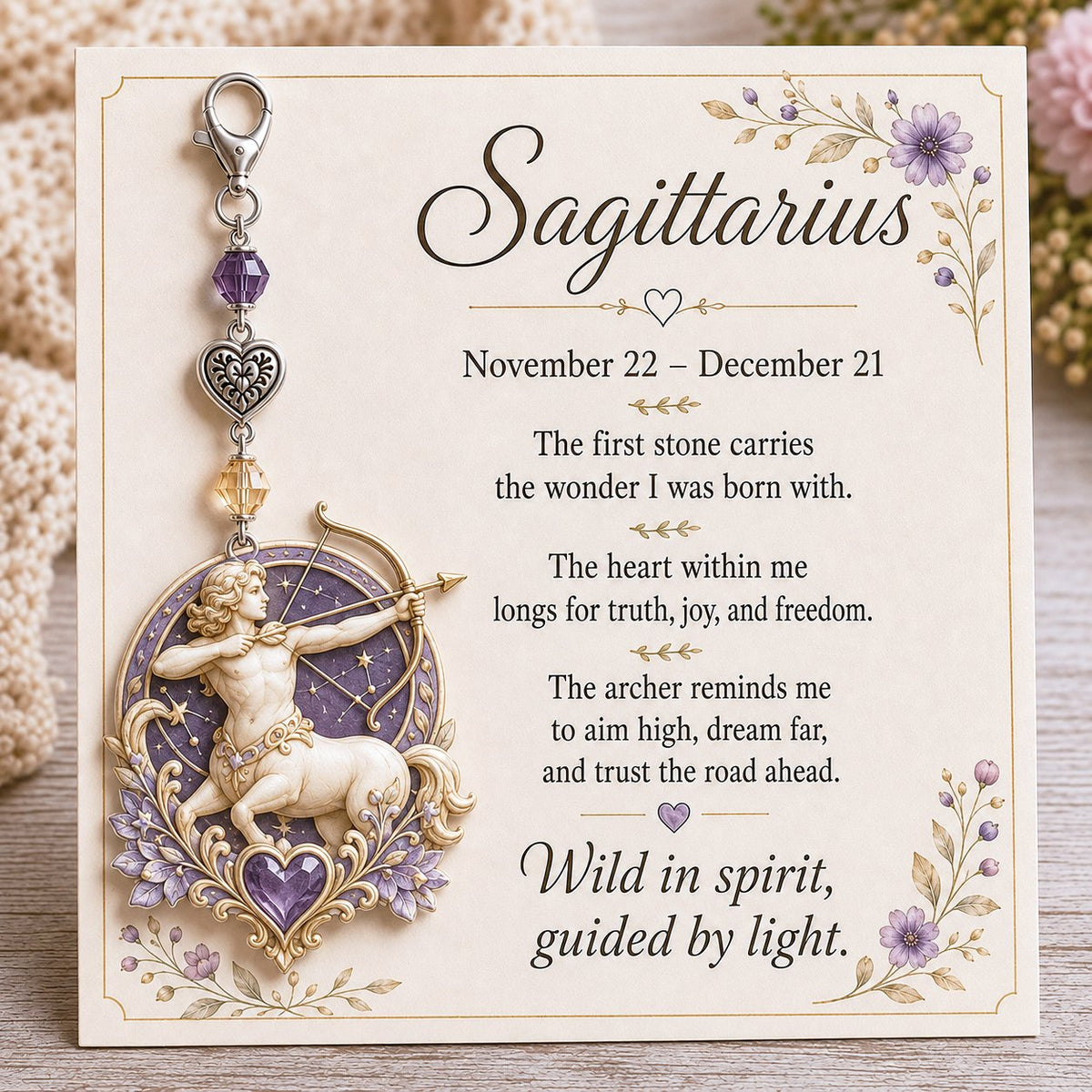 🎅 2026 Christmas Gift 49% Off--✨  Commemorative keychains and cards featuring the birthstones of the 12 zodiac signs