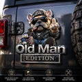 🚗 Funny Old Man Edition Vehicle Badge — 3D Chrome Metal Emblem, Perfect Father's Day & Birthday Gift for Dad, Grandpa, Husband, Truck & SUV Owners