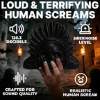 Aztec Death Whistle | Handmade Loud Authentic Clay Screaming Whistle with Bag