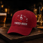 🔥LAST DAY 49% OFF - 🍺 'I NEED BEER' embroidered baseball cap – Unisex memorial cap🧢