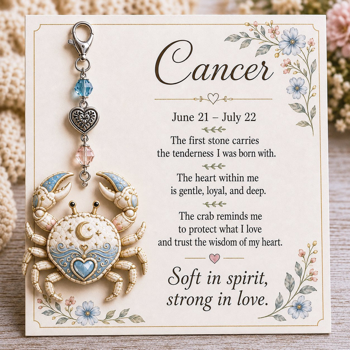 🎅 2026 Christmas Gift 49% Off--✨  Commemorative keychains and cards featuring the birthstones of the 12 zodiac signs