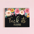 2027 Funny Swear Word Wall Calendar – "Fu*k It" Floral Calendar for Tired-Ass Women