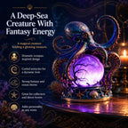 🐙 Deep Sea Octopus Crystal Ball Lamp