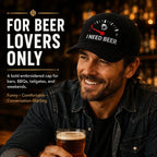 🔥LAST DAY 49% OFF - 🍺 'I NEED BEER' embroidered baseball cap – Unisex memorial cap🧢