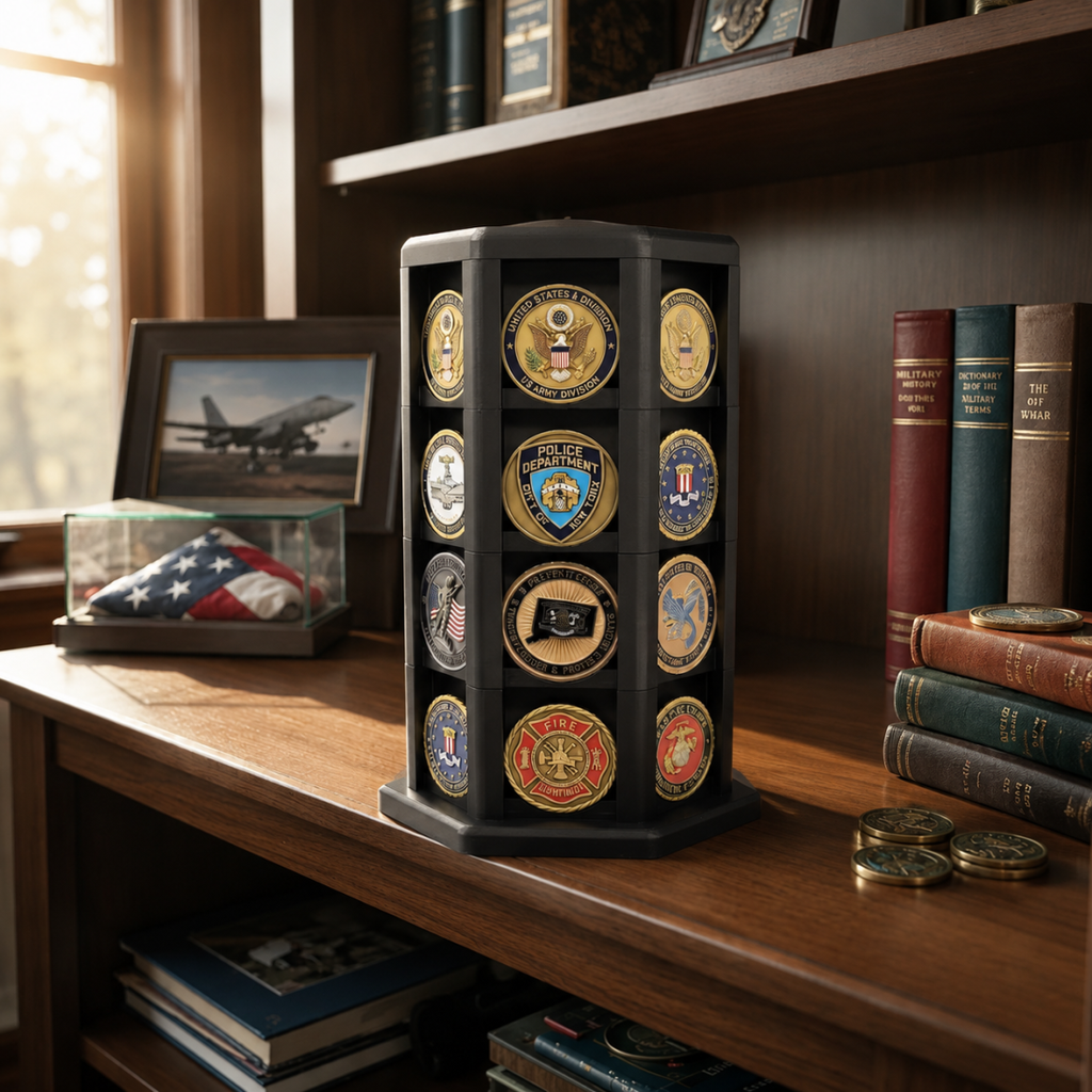 🎁Last Day 49% OFF - Hexagonal Challenge Coin Display Stand