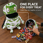 🧟🍬Hands-Free Musical Animated Mummy Children's Halloween Trick orTreat Bag with Wide-Open Mouth