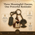 🔥LAST DAY 50% OFF - ✝Jesus Reading Keychain