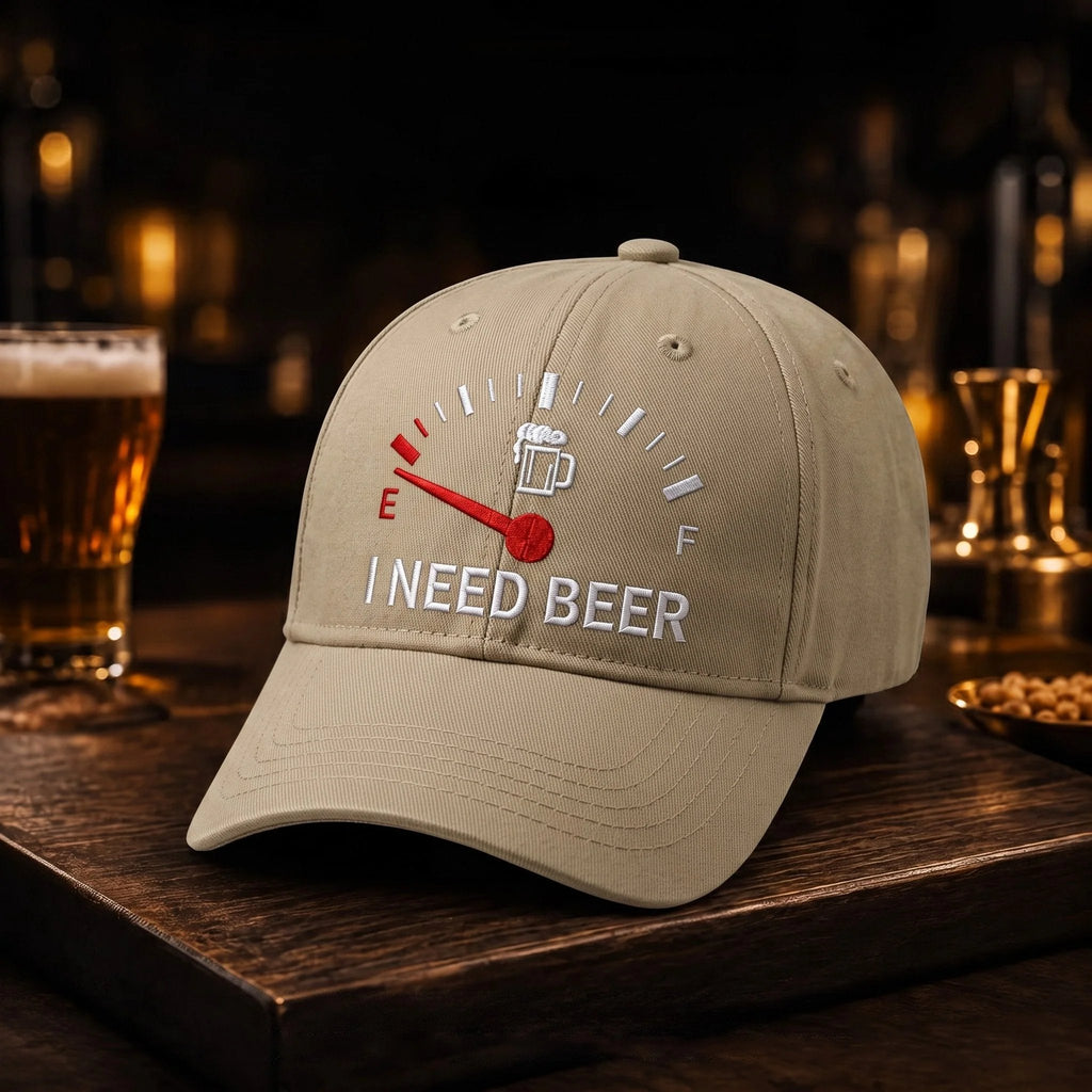 🔥LAST DAY 49% OFF - 🍺 'I NEED BEER' embroidered baseball cap – Unisex memorial cap🧢