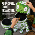 🧟🍬Hands-Free Musical Animated Mummy Children's Halloween Trick orTreat Bag with Wide-Open Mouth
