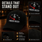 🔥LAST DAY 49% OFF - 🍺 'I NEED BEER' embroidered baseball cap – Unisex memorial cap🧢