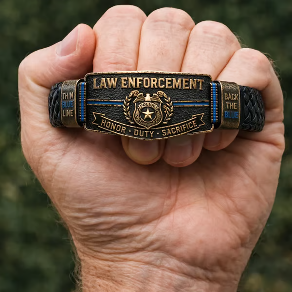 🔥Last Day Promo: 49% Police Tribute Price Drop -Law Enforcement Brotherhood Bracelet - Law Enforcement
