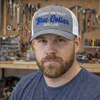 🔥LAST DAY 49% OFF-🛠️🧢Blue Collar Dollar Trucker Hat – Proud Workwear Cap