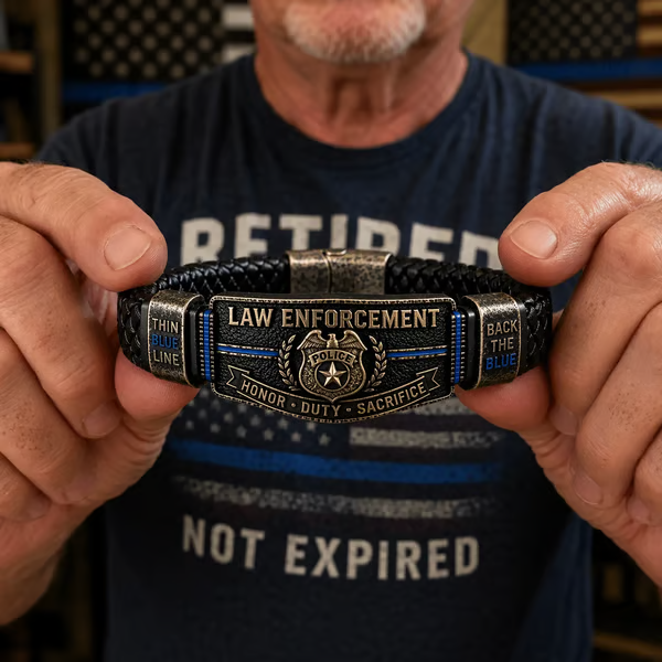 🔥Last Day Promo: 49% Police Tribute Price Drop -Law Enforcement Brotherhood Bracelet - Law Enforcement