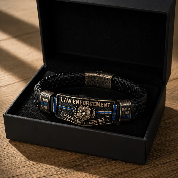 🔥Last Day Promo: 49% Police Tribute Price Drop -Law Enforcement Brotherhood Bracelet - Law Enforcement